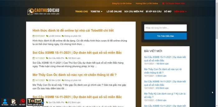 diễn đàn lô đề online