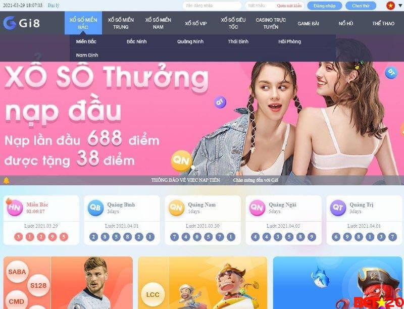 Nhà cái Gi8 mang lại cảm giác thoải mái