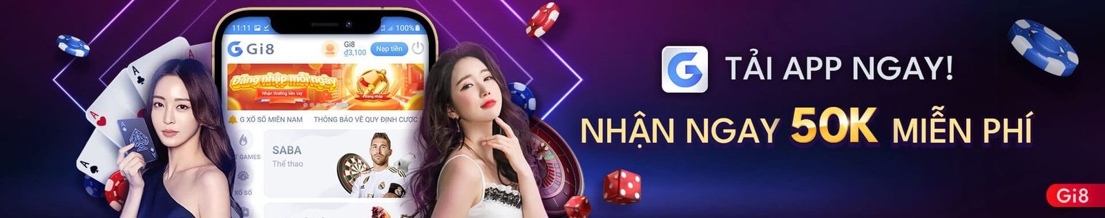 Banner tải App lô đề Gi8 uy tín